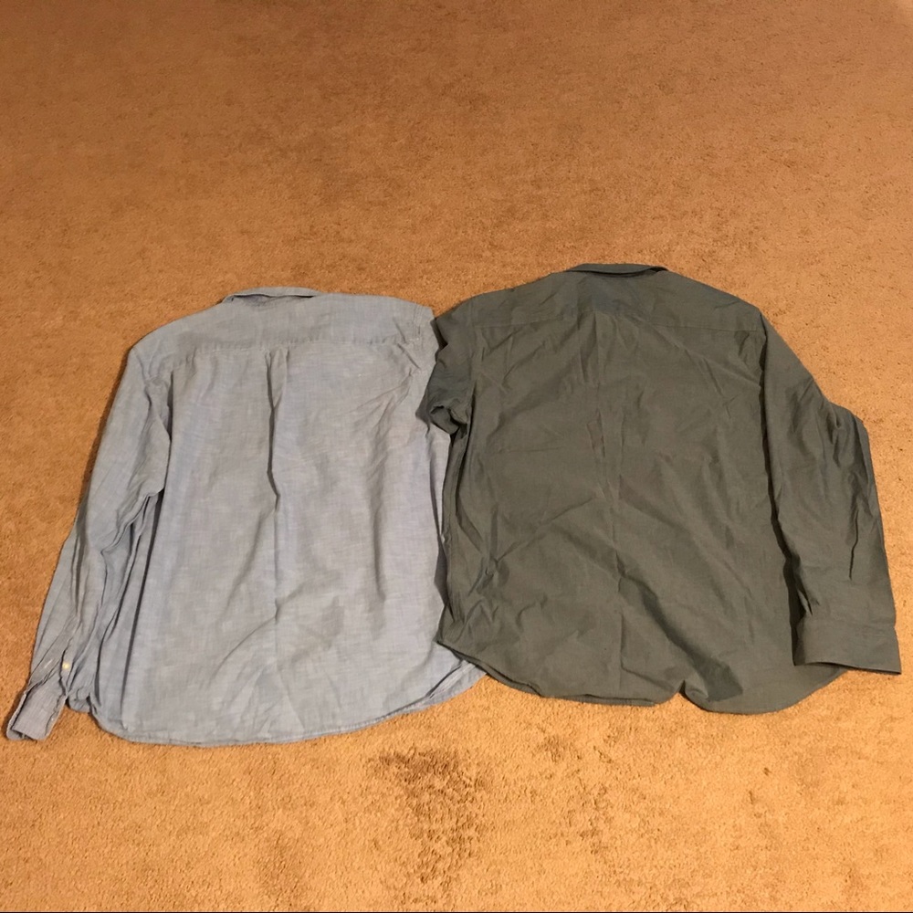 Bundle of 2 XL Men’s Button-down Shirts - Picture 4 of 8